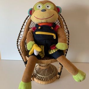 Alex discover learn to dress monkey